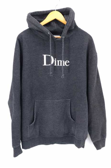 Dime（ダイム） ロゴプリントプルオーバーパーカー メンズ