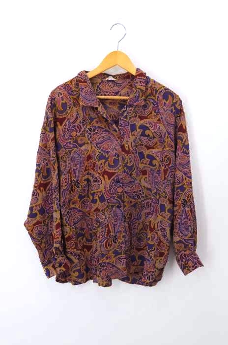 ECHO SPORTS（フルギ） OLD シルクペイズリーシャツ レディース トップス