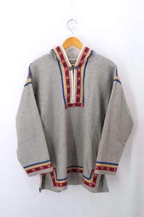 USED古着(ユーズドフルギ) OLD チロリアン刺繍 ウールパーカー レディース アウター