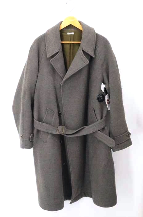 PHIGVEL MAKERS & Co.(フィグベルメーカーズアンドコー) 2018AW MELTON DOUBLE-BREASTED COAT メンズ アウター