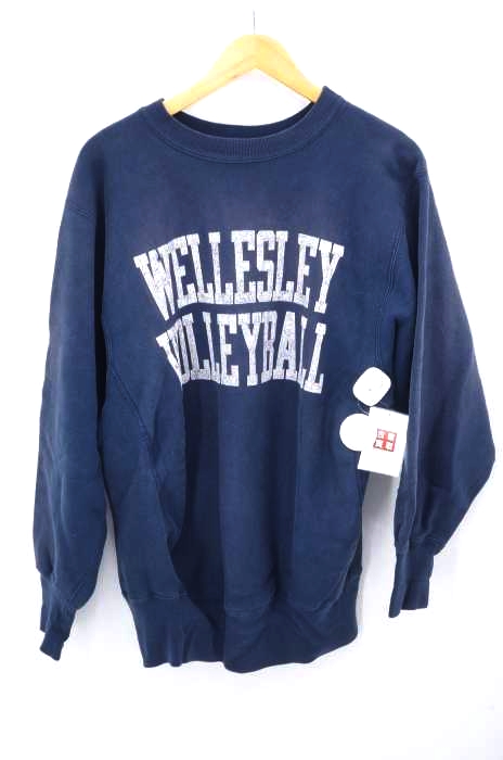 Champion（チャンピオン） 90S 刺繍タグ REVERSE WEAVE ラバープリント メンズ トップス
