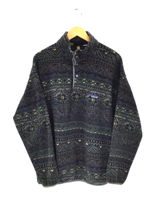 PATAGONIA SYNCHILLA(パタゴニア シンチラ) 90S USA製 総柄シンチラ メンズ トップス