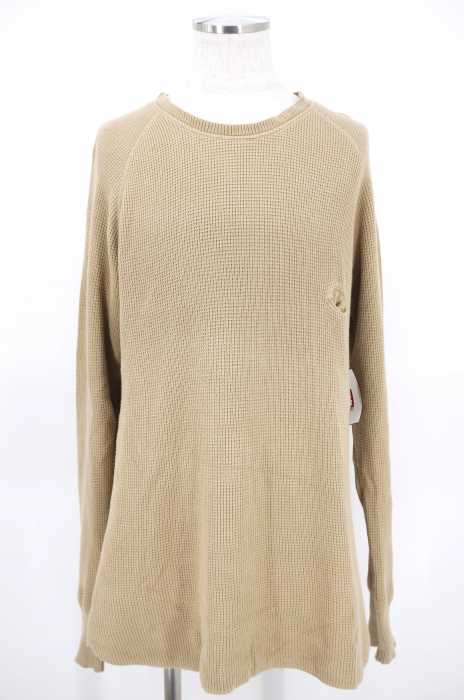 bukht（ブフト） BIG WAFFLE CREW NECK ビッグワッフルクルーネックカットソー メンズ トップス