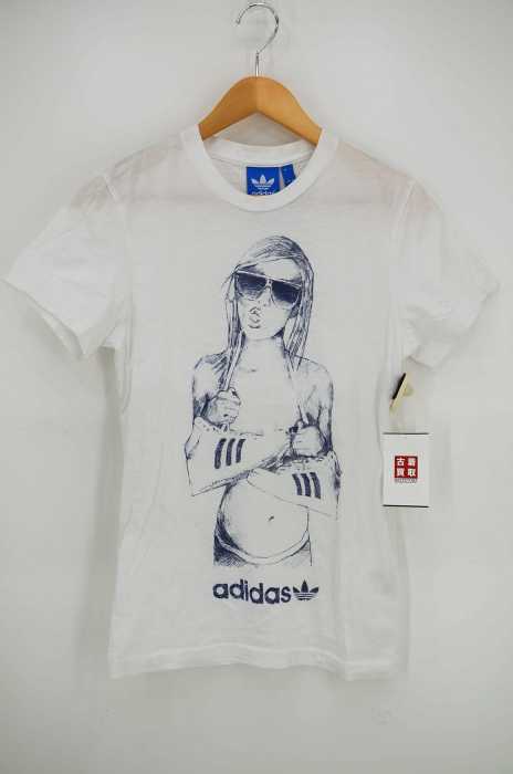 adidas Originals (アディダスオリジナルス) Handdrawn Girl T-Shirt プリント メンズ トップス