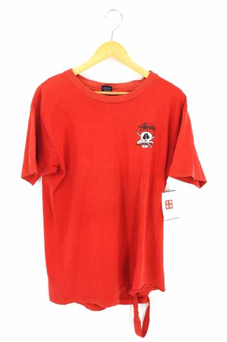 STUSSY （ステューシー） 90s 紺タグ スカルプリントTee メンズ トップス