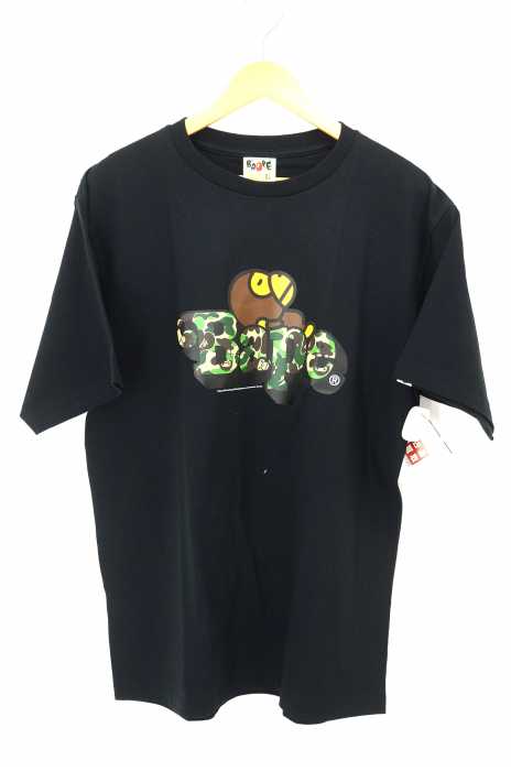 BAPE（ベイプ） カモ柄ロゴプリントTee メンズ トップス