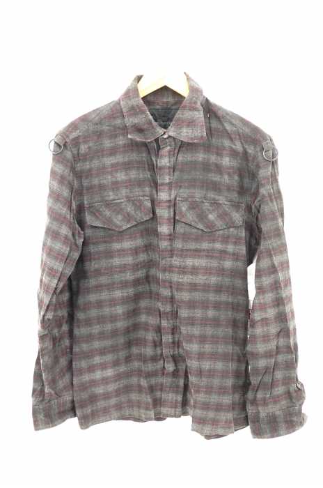 roar（ロアー） Ks Clothing 2丁拳銃 ジップアップチェック柄シャツ メンズ トップス