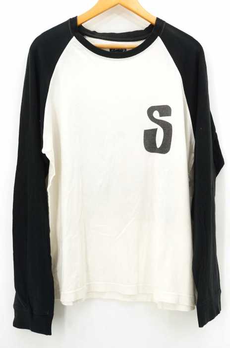 STUSSY （ステューシー） バックプリント ラグランスリーブ カットソー メンズ トップス