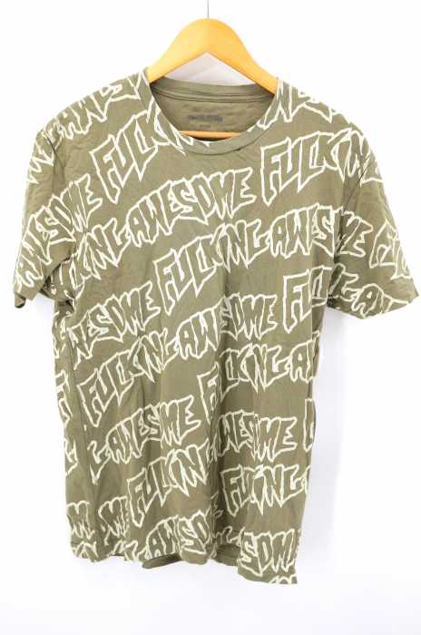 FUCKING AWESOME (ファッキングオーサム) 総柄クルーネックTシャツ メンズ トップス