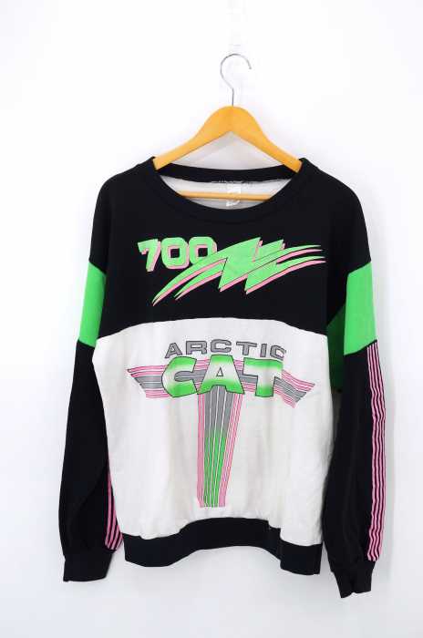 USED古着  （ユーズドフルギ） スリーブプリント スウェット レディース トップス