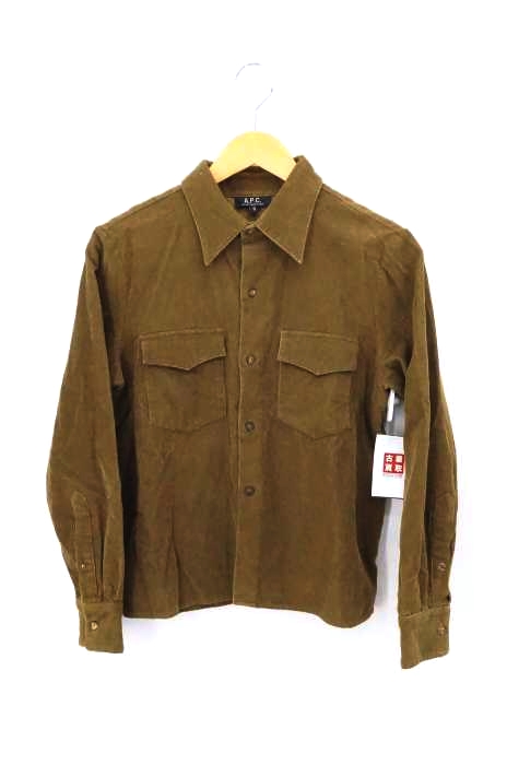 A.P.C.（アーペーセー） コーデュロイボタンシャツ レディース トップス