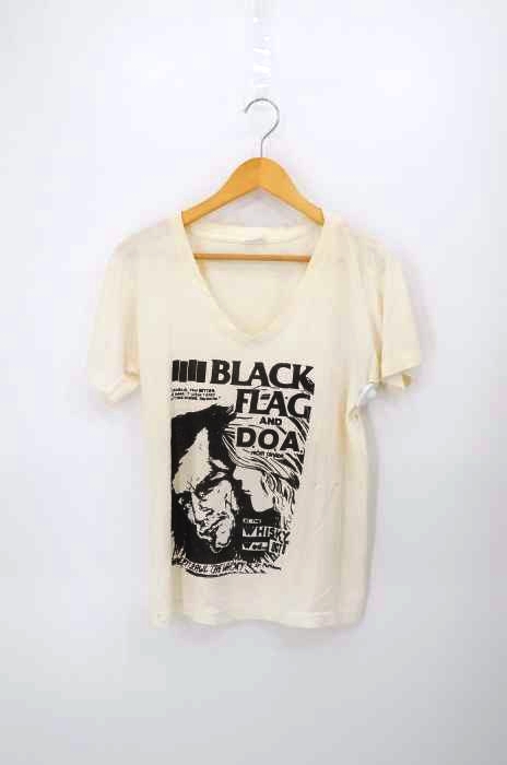 FRUIT OF THE LOOM（フルーツオブザルーム） 90～00S D.O.A BLACK FLAG バンドTシャツ メンズ トップス