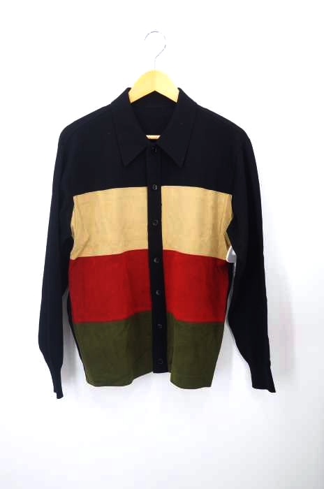 USED古着（ユーズドフルギ） 70S ウール切替ボタンシャツ メンズ トップス