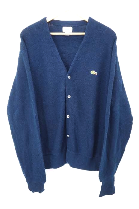IZOD LACOSTE（アイゾッドラコステ） 80S USA製 ワンポイントロゴカーディガン メンズ トップス