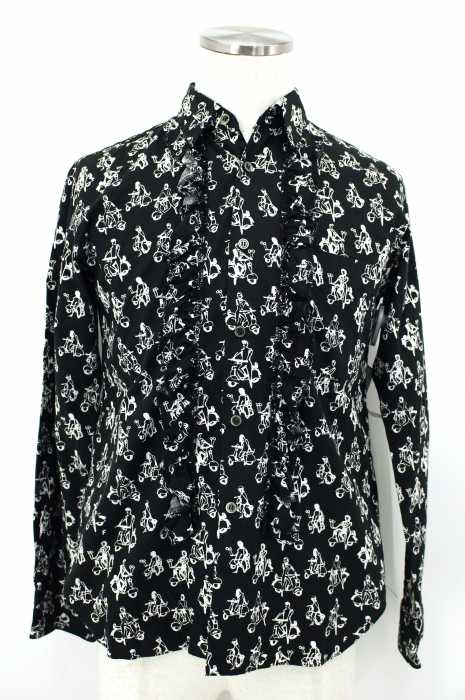 BLACK COMME des GARCONS (ブラックコムデギャルソン) AD2011 フリンジ メンズ トップス