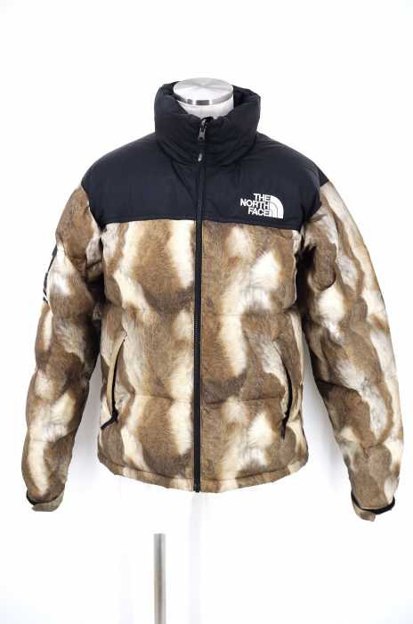 Supreme×THE NORTH FACE (シュプリーム×ザノースフェイス) FUR PRINT NUPTSE JACKET メンズ アウター