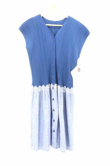 PLEATS PLEASE ISSEY MIYAKE(プリーツプリーズイッセイミヤケ) プリーツ切替ワンピース レディース ワンピース