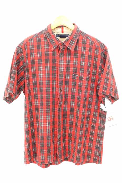 TOMMY HILFIGER （トミーヒルフィガー） チェック柄半袖ボタンシャツ メンズ トップス