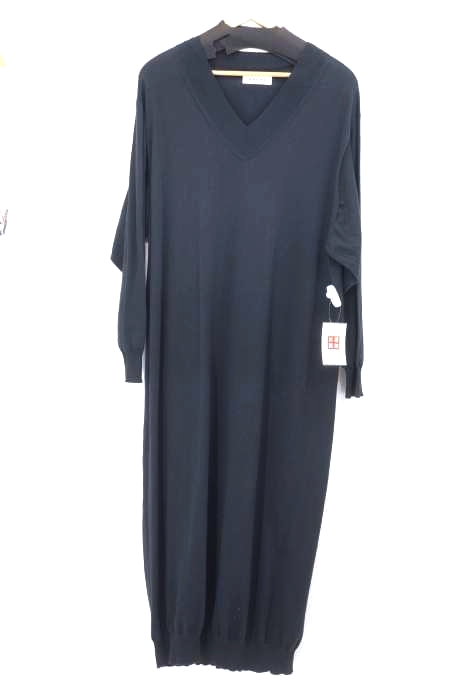 SACRA（サクラ） Vネックニットマキシワンピース レディース ワンピース