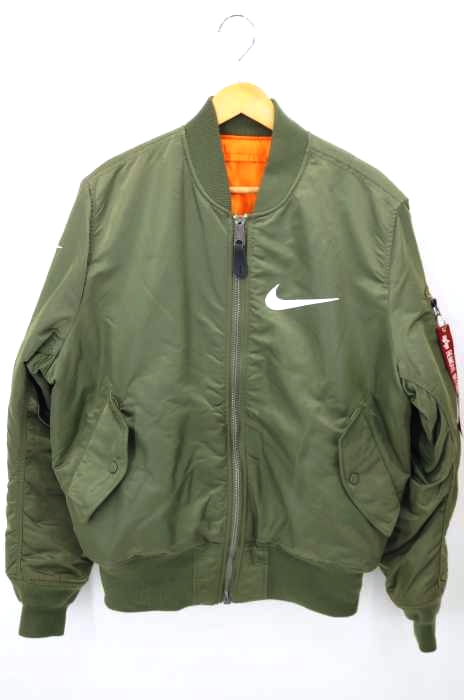 ALPHA(アルファ) UNAUTHORIZED NIKE MA-1 BOMBER JACKET メンズ アウター