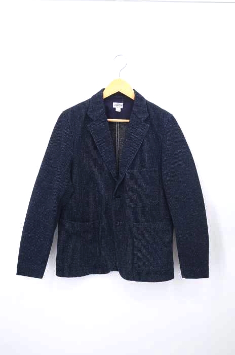 J.S.Homestead（ジャーナルスタンダードホームステッド） AEC PIQUE Tailored JKT ネップ地インディゴストライプワークジャケット メンズ アウター