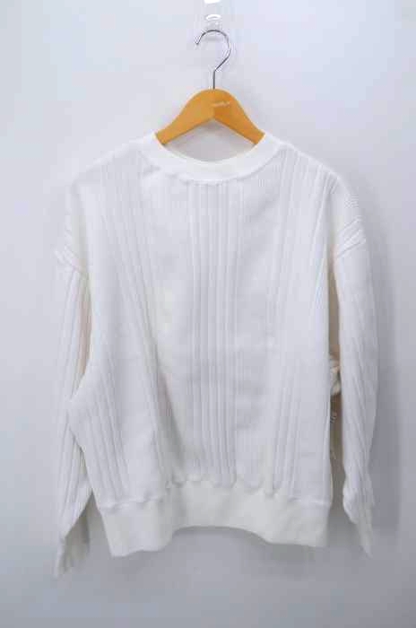 H BEAUTY&YOUTH(エイチ ビューティーアンドユース) HEAVY RANDOM RIB CREW NECK PULLOVER メンズ トップス
