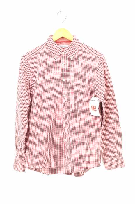 UNITED ARROWS green label relaxing （ユナイテッドアローズグリーンレーベルリラクシング） ギンガムチェックボタンダウンシャツ メンズ トップス
