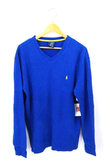 POLO RALPH LAUREN（ポロラルフローレン） Vネックワッフルトップス メンズ トップス