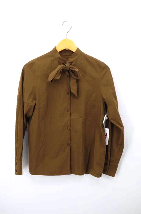 BEAUTY&YOUTH UNITED ARROWS（ビューティーアンドユースユナイテッドアローズ） コットンソフトサテンボウタイブラウス レディース トップス