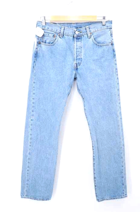 Levi‘s（リーバイス） 501 USAストーン ウォッシュ ボタンフライストレートデニム メンズ パンツ