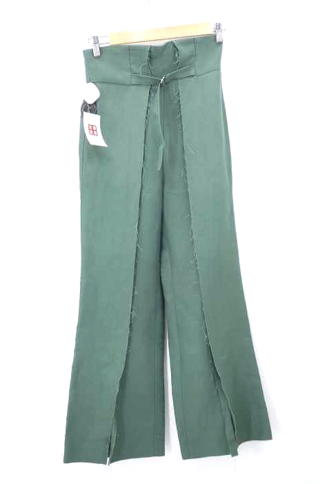 QUWAGI(クワギ) FRONT SRIT PANTS レディース パンツ