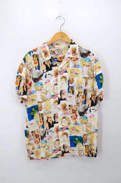 I&ME（アイアンドミー） Drawing Aloha Shirt メンズ トップス