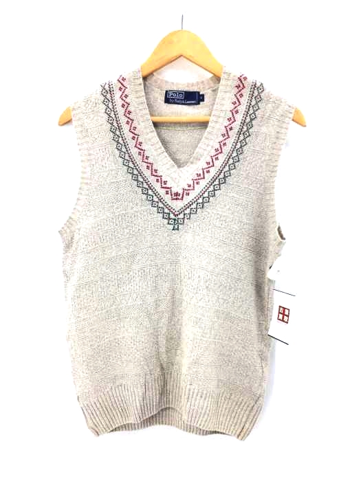 Polo by RALPH LAUREN（ポロバイラルフローレン） 総柄ニットベスト レディース トップス