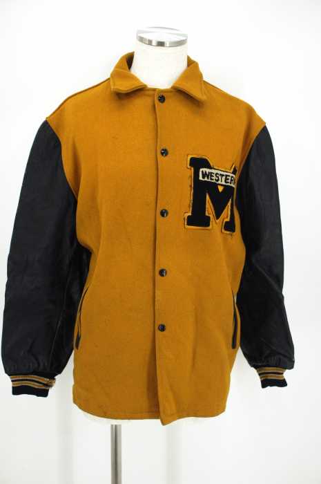 Spartan Sporting Goods US古着 袖レザー メンズ アウター
