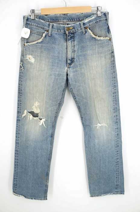 LEE×AMERICAN RAG CIE(リー×アメリカンラグ シー) ヴィンテージ加工デニムパンツ レギュラー メンズ パンツ