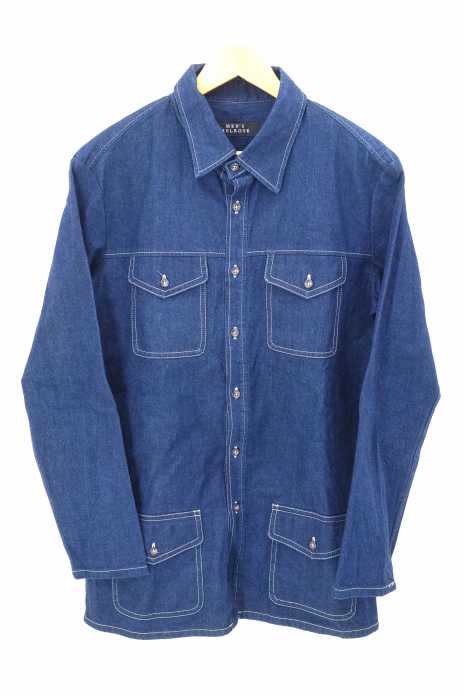 MEN'S MELROSE（メンズメルローズ） デニムカバーオール　シャツ メンズ トップス
