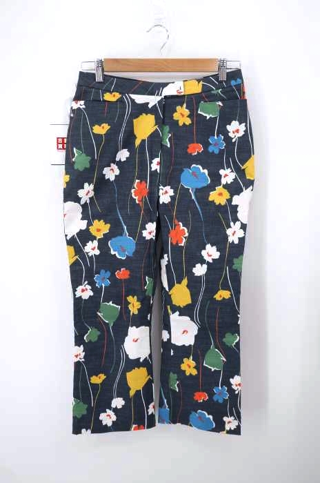 USED古着（ユーズドフルギ） MAUIANE 花柄ストレートパンツ レディース パンツ