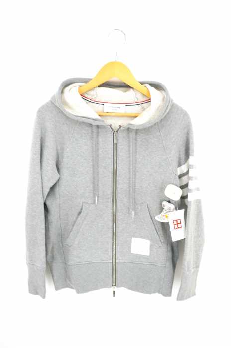 THOM BROWNE （トムブラウン） HOODIE sweat zip up pullover 4bar メンズ トップス