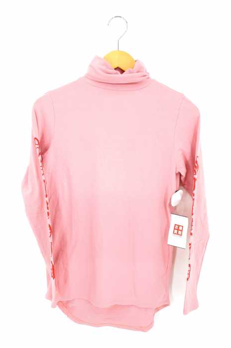 Candy Stripper （キャンディストリッパー） タートルネック 袖プリント ロングスリーブ Tシャツ レディース トップス