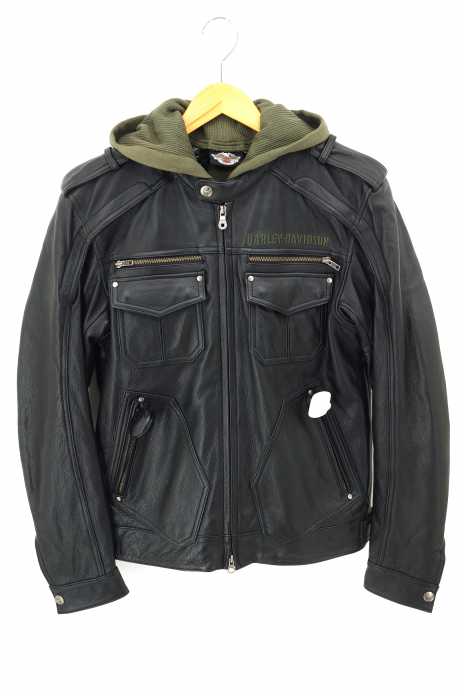 HARLEY DAVIDSON (ハーレーダヴィットソン) CAMARADERIE カマラデリー 3-IN-1 3イン1 Lether Jacket レザージャケット メンズ アウター