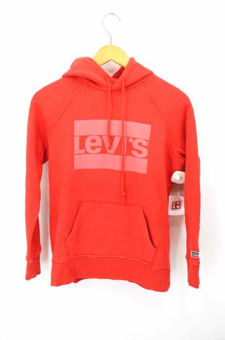 Levi's （リーバイス） ロゴプルオーバーパーカー レディース トップス