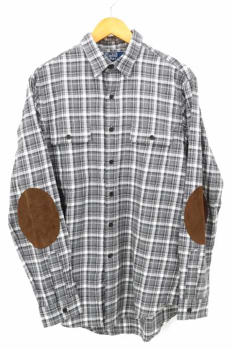 Polo by RALPH LAUREN （ポロバイラルフローレン） チェック柄ボタンシャツ エルボーパッチ メンズ トップス