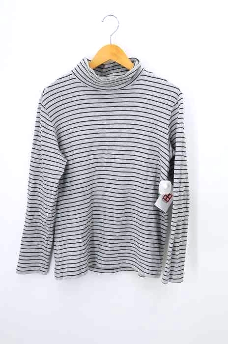 tsuki.s（ツキドットエス） ハイネックボーダーカットソー メンズ トップス