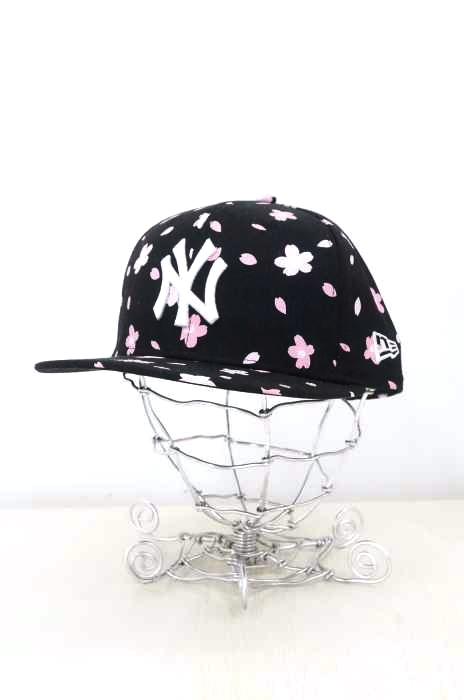 NEW ERA(ニューエラ) Youth 9FIFTY 桜 NY スナップバックキャップ メンズ 帽子