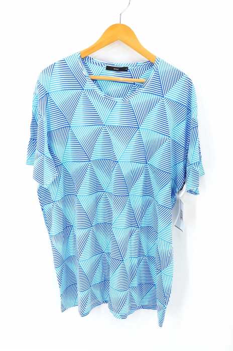 THE TEST（ザテスト） 総柄クルーネックTシャツ メンズ トップス