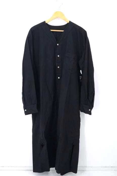 USED古着（ユーズドフルギ） 60S ドイツ軍 後染めグランパシャツ メンズ トップス