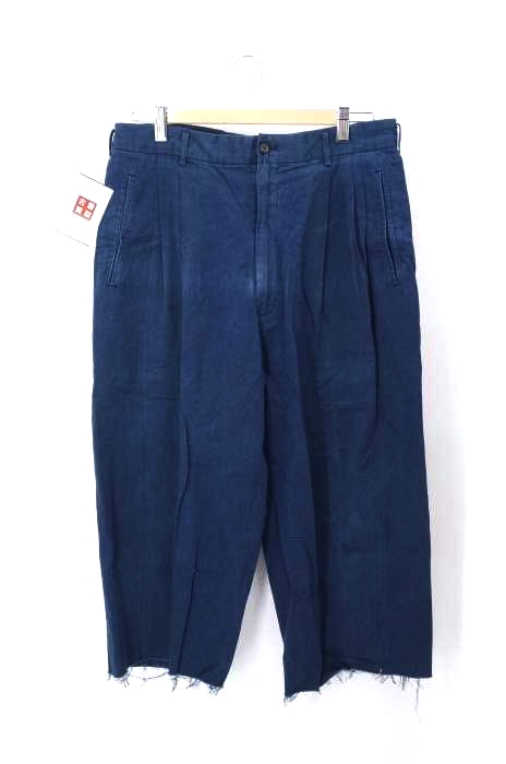 COMME des GARCONS HOMME PLUS（コムデギャルソンオムプリュス） OLD 製品染め3タックワイドパンツ メンズ パンツ