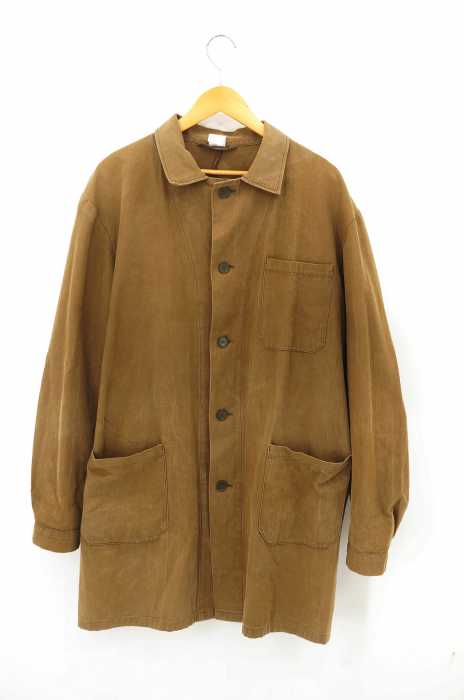 USED古着  （ユーズドフルギ） 70s otavan trebon チェコ軍ヘリンボーンツイルワークコート メンズ アウター