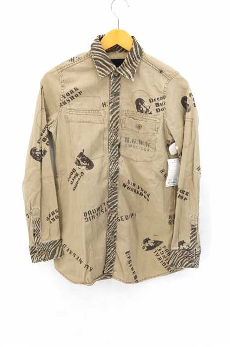 HYSTERIC GLAMOUR (ヒステリックグラマー) 総柄ボタンシャツ レディース トップス