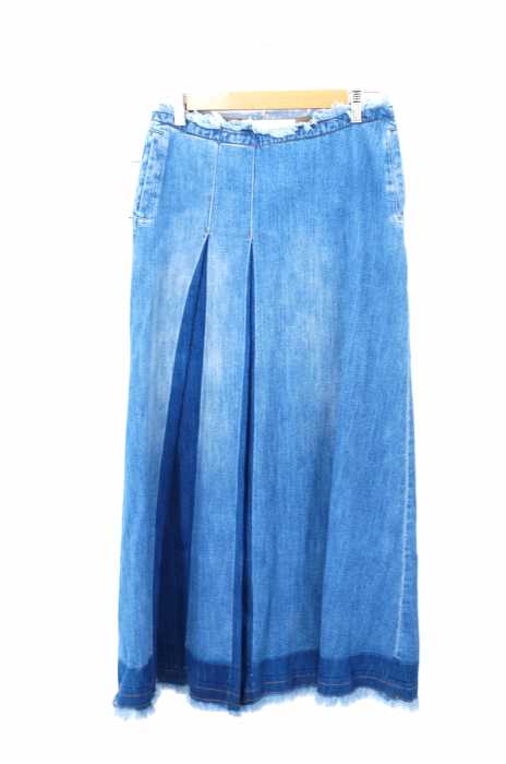 SEE BY CHLOE（シーバイクロエ） カットオフ加工ワイドタックデニムスカート レディース スカート